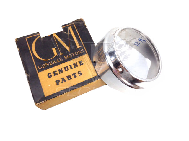1961 Chevy Impala Headlight Bezels NOS